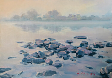 Painting titled "... And on the othe…" by Nickolay Shamanov, Original Artwork, Oil