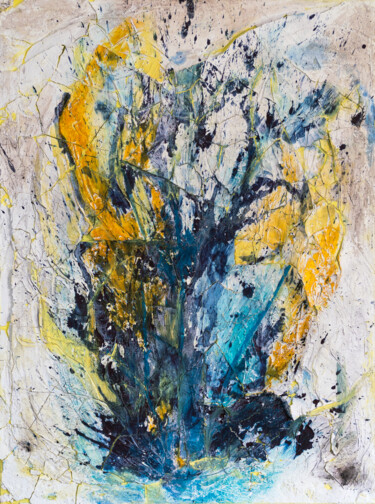Aufbruch – Zerbruch * Upheaval – Brokenness 绘画 标题为“Aufbruch – Zerbruch…” 由Jutta Blühberger, 原创艺术品, 颜料