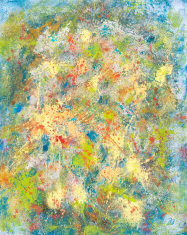 绘画 标题为“Frühlingsgefühle *…” 由Jutta Blühberger, 原创艺术品, 颜料