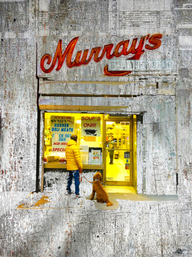 绘画 标题为“Murray's” 由Tony Rubino, 原创艺术品, 丙烯 安装在木质担架架上