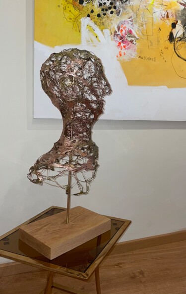 雕塑 标题为“Sans titre sculpture” 由Khalil Boubekri, 原创艺术品, 线