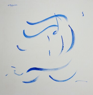 绘画 标题为“Le son , la musique” 由Solange Palacios Dupont, 原创艺术品, 油 安装在木质担架架上