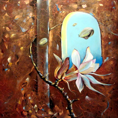 「Formula of the Cosm…」というタイトルの絵画 Tatjana Gurboによって, オリジナルのアートワーク, オイル