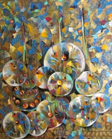 绘画 标题为“Music of the Spheres” 由Tatjana Gurbo, 原创艺术品, 油
