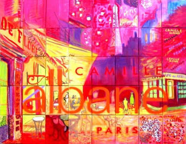 Peinture intitulée "«Camille Albane Par…" par Applestrophe, Œuvre d'art originale, Huile