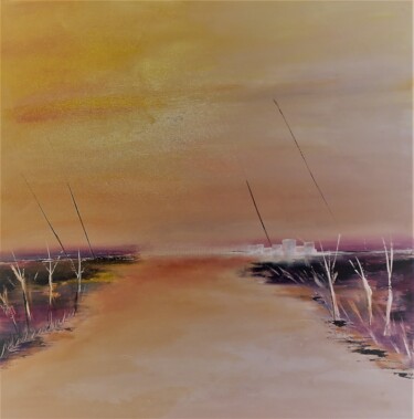 Peinture intitulée "La douceur" par Bernard Courtalon (courtaloni), Œuvre d'art originale, Acrylique