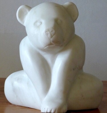 Sculpture titled "Carrara Marble Wild…" by Jean-Michel Garino, Original Artwork, Stone