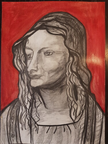 Dessin intitulée "Renaissance" par Grégoire Tillac, Œuvre d'art originale, Crayon