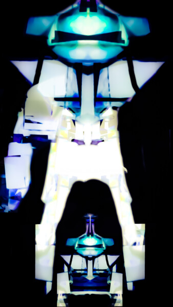 Digital Arts titled "robot" by Mangani', Original Artwork, Digital Painting