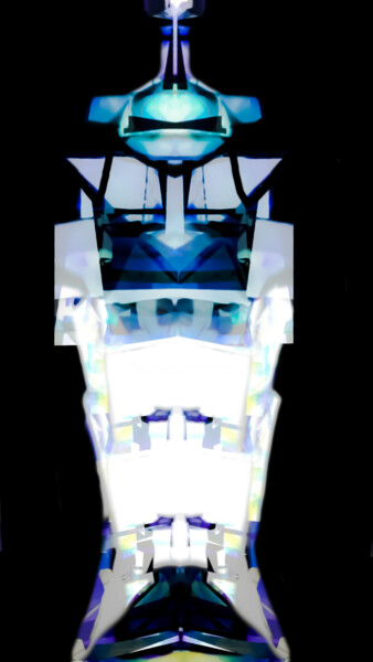 Digital Arts titled "robot 2" by Mangani', Original Artwork, Digital Painting