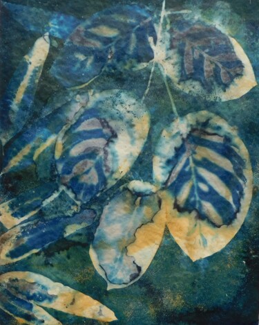 印花与版画 标题为“21 x 30_VEGETAL 22” 由Cornelia Tersanszki, 原创艺术品, 光绘摄影 安装在纸板上