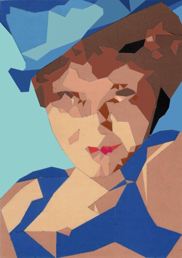 拼贴 标题为“Marlene Dietrich Ap…” 由Алексей Зуев, 原创艺术品, 拼贴