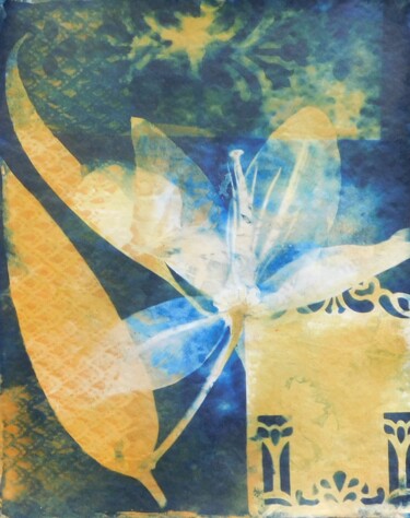 印花与版画 标题为“21 x 30_VEGETAL 35” 由Cornelia Tersanszki, 原创艺术品, 光绘摄影 安装在纸板上