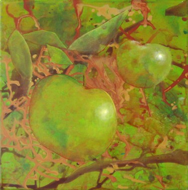 Beaux tableaux pommes de mon amie ELIZABETH