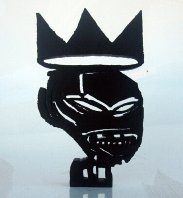 제목이 "PyB Head basquiat,…"인 조형물 Pyb로, 원작, 수지