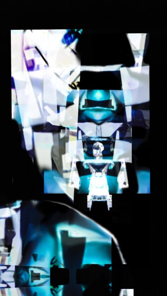 Digital Arts titled "robot 5" by Mangani', Original Artwork, Digital Painting