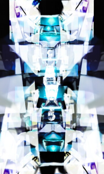 Digital Arts titled "robot 7" by Mangani', Original Artwork, Digital Painting