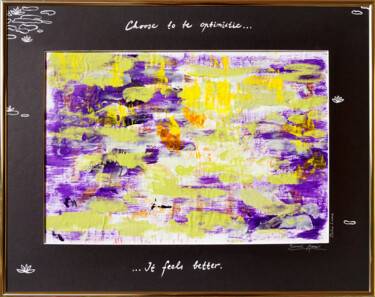 For Joy XXXIX. Peinture intitulée "For Joy XXXIX." par Sarah I. Avni, Œuvre d'art originale, Acrylique Monté sur Carton