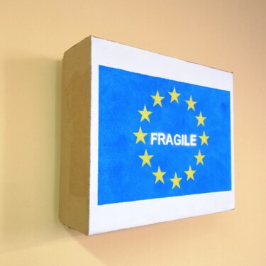 Sculpture intitulée "Fragile" par Giulio Gavioli, Œuvre d'art originale, Acrylique