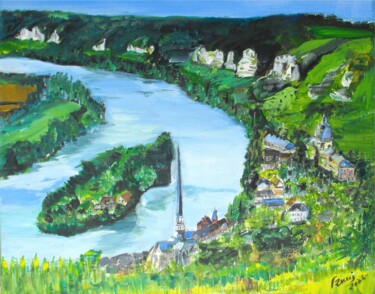 Peint Sylvie en vrais dehors Les Andelys