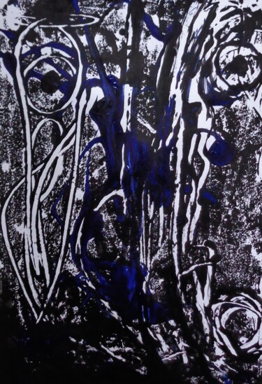 Schilderij getiteld "plus de jeux de mot…" door Francisco  Duart Mendes, Origineel Kunstwerk, Acryl