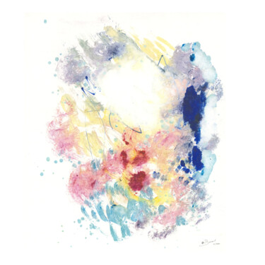 印花与版画 标题为“Monotype abstrait 1” 由Emmanuel Brocart, 原创艺术品, 蒙纳