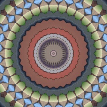 Abstract mandala background Digitale Kunst mit dem Titel "Abstract mandala ba…" von Abraham Addy, Original-Kunstwerk, Digitale Malerei