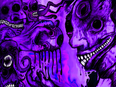 Digitale Kunst mit dem Titel "Farbspiel" von Darkartffo, Original-Kunstwerk, 2D digitale Arbeit