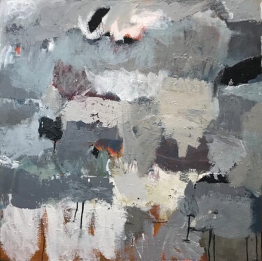 Peinture intitulée "Cieletmer" par Muriel Desbieys, Œuvre d'art originale, Acrylique Monté sur Châssis en bois