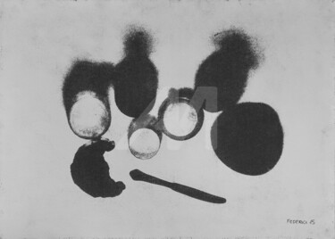 印花与版画 标题为“Atomic Still Life W…” 由Luca Federici, 原创艺术品, 油