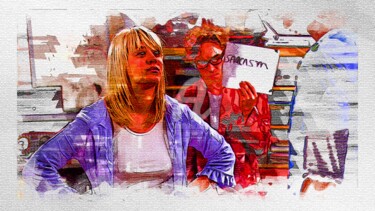 제목이 "My art 721 Tv Show…"인 디지털 아트 Leonardo Lillian로, 원작, 디지털 페인팅