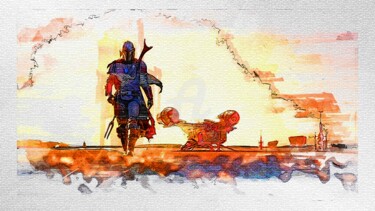 Digital Arts με τίτλο "My art 761 Tv Show…" από Leonardo Lillian, Αυθεντικά έργα τέχνης, Ψηφιακή ζωγραφική