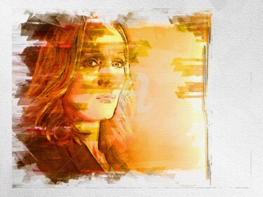 My art 920 Tv Show The Xfiles Dana Scully Gillian Anderson Digital Arts με τίτλο "My art 920 Tv Show…" από Leonardo Lillian, Αυθεντικά έργα τέχνης, Ψηφιακή ζωγραφική