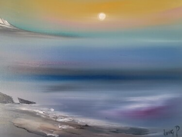 Painting titled "Peace and love" by Pascal Jung, Original Artwork, Oil