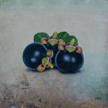 Painting titled "Companions" by Dietrich Moravec, Original Artwork, Acrylic Mounted on Wood Panel