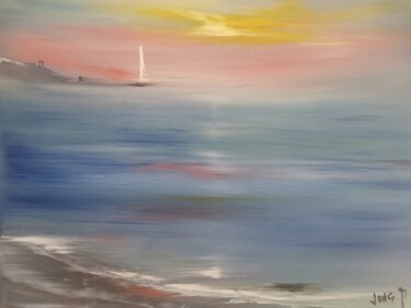 Peinture intitulée "Quiet moment#2" par Pascal Jung, Œuvre d'art originale, Huile