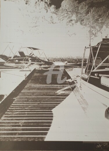 Printmaking titled "N°1" by Iracéma Lambotte (ira), Original Artwork, Engraving