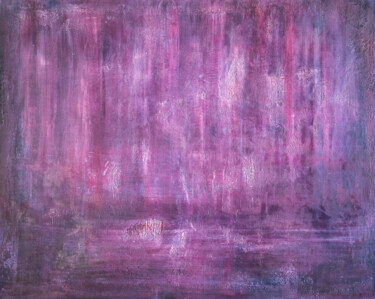 绘画 标题为“Unterwegs im Regen…” 由Jutta Blühberger, 原创艺术品, 颜料