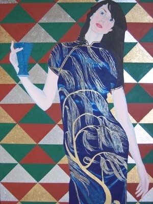 Painting titled "Willow" by Andrei Overweel, Original Artwork, Other