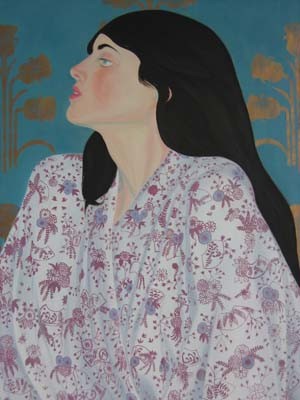 Painting titled "Moon Caster" by Andrei Overweel, Original Artwork, Oil