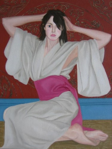 Painting titled "Legend of Orachi" by Andrei Overweel, Original Artwork, Oil