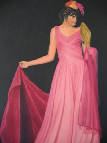 Painting titled "The Seductress" by Andrei Overweel, Original Artwork, Oil