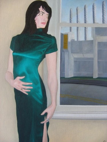 Painting titled "Modern times" by Andrei Overweel, Original Artwork, Oil
