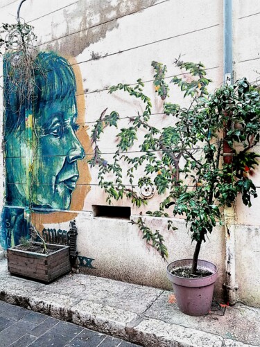 Photographie intitulée "La dame" par Lidevi, Œuvre d'art originale, Photographie manipulée