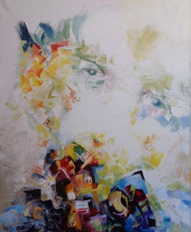 Peinture intitulée "Où commence le rêve…" par Isabelle Ilic, Œuvre d'art originale, Huile