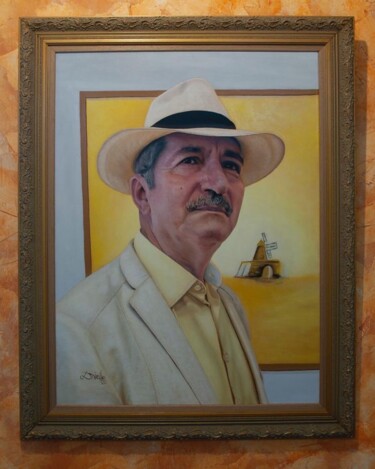ALDO REBELO -Retrato pintura a óleo sobre tela - Ex Ministro 绘画 标题为“ALDO REBELO -Retrat…” 由Luis Mielle, 原创艺术品, 油