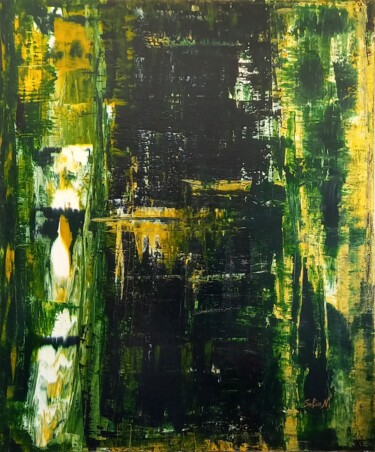 Painting titled "Nature" by Sofia Nikolaou, Original Artwork, Acrylic