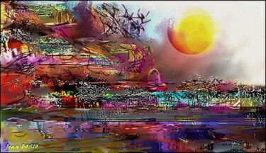 Digitale Kunst mit dem Titel "JAPANDREAMO" von Jean Bosio, Original-Kunstwerk, Digitale Malerei
