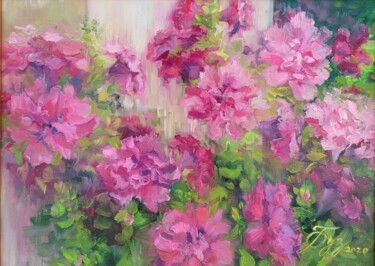 "Петуния" başlıklı Tablo Ольга Бузмакова tarafından, Orijinal sanat, Petrol Karton üzerine monte edilmiş