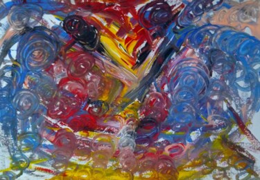 图画 标题为“SAVAŞIN GÖZLERİ” 由Ayşe Keleş, 原创艺术品, 丙烯